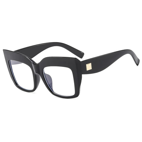oversized eyeglasses for women black