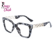 Oversized Oprah Style Reading Eyewear Sassy Chick Logo