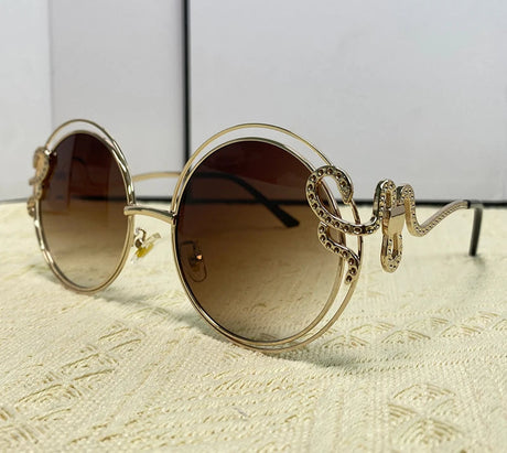 gradient brown lens 