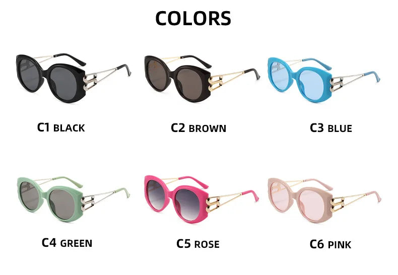 Collection of Oversized Square Cat Eye Fashion Sunglasses
