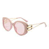 Pink Oversized Square Cat Eye Fashion Sunglasses