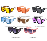 Collection of Oversized Square One Piece UV400 Sunglasses