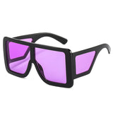 Oversized Square One Piece UV400 Sunglasses