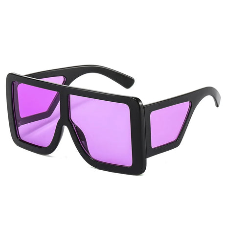 Oversized Square One Piece UV400 Sunglasses