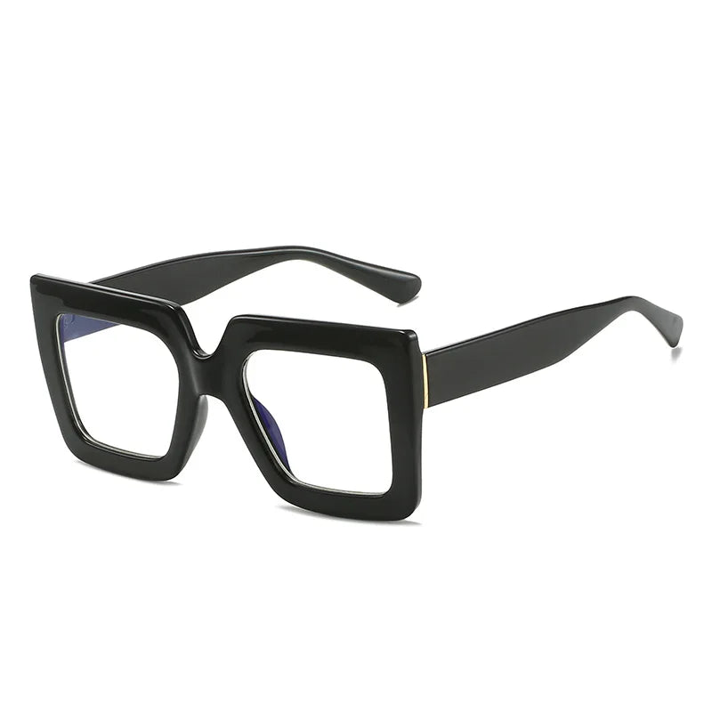 Oversized Square  Optical  Frames Eyeglass black