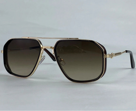 Oversized Steampunk Square Sunglasses