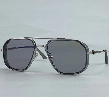 Oversized Steampunk Square Sunglasses