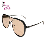 Oversized UV400 Fashion Sunglasses Sassy Chick Logo