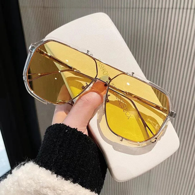 Oversized UV400 Fashion Sunglasses