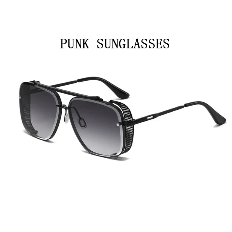 Oversized Vintage Steampunk Sunglasses