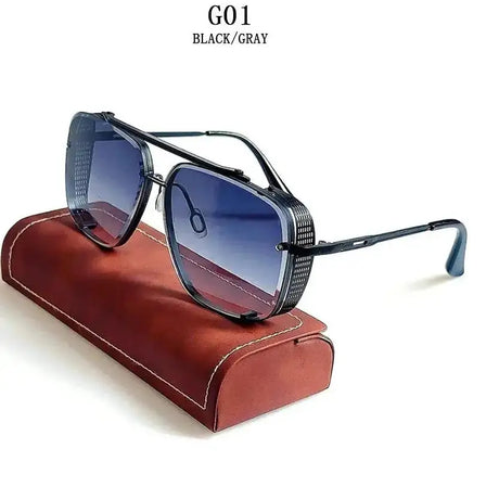 Oversized Vintage Steampunk Sunglasses