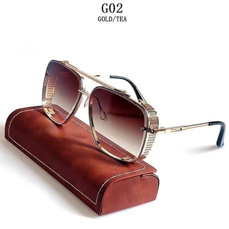 Oversized Vintage Steampunk Sunglasses