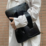 Black PU Leather Handbag