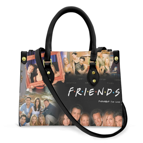 friends print design  black bag