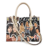 friends character printed bag