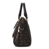 Side view of PU Leather Tassel Bag
