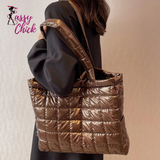 Padded Cotton Totes Handbag Sassy Chick Logo
