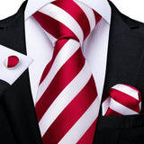 White red tie