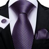 purple necktie set