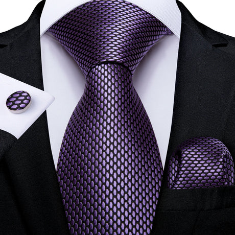 purple necktie set