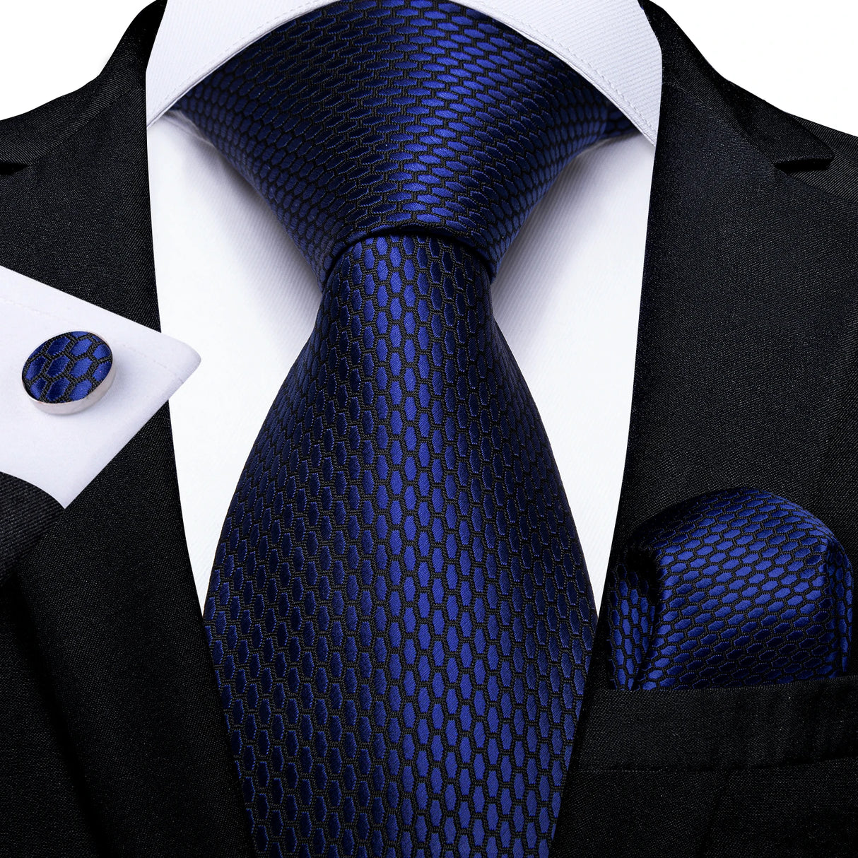 blue necktie set