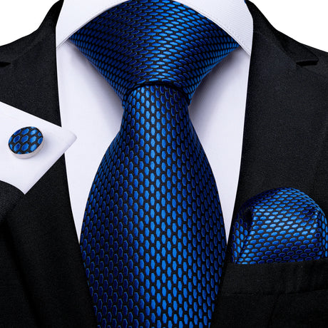 blue necktie set