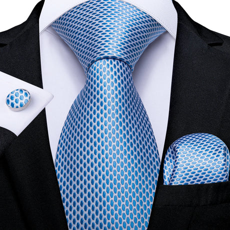 blue necktie set