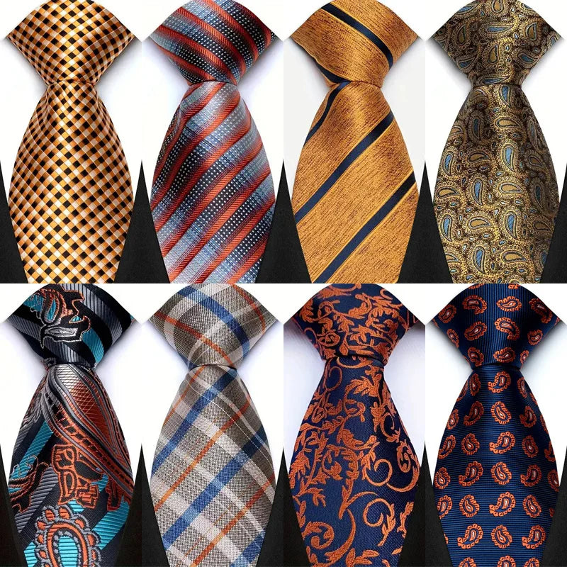 Collection of Paisley For Man Groom Jacquard Woven Necktie