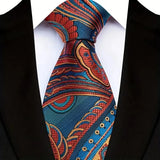 Paisley For Man Groom Jacquard Woven Necktie