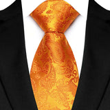 Paisley For Man Groom Jacquard Woven Necktie