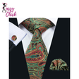 Paisley Gravata Handkerchief Silk Ties Sassy Chick Logo 