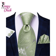 Paisley Sage Green Ties Set Sassy Chick Logo