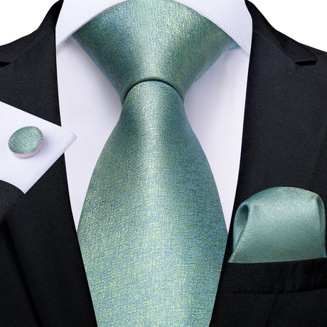 Paisley Silk Polyester Men's Ties green