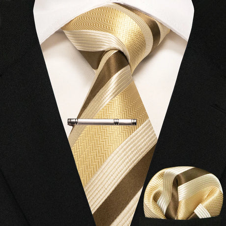 Paisley Silk Woven Business Men Tie Necktie Handkerchief