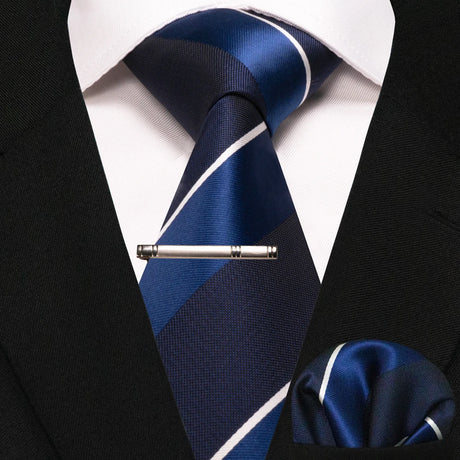 Paisley Silk Woven Business Men Tie Necktie Handkerchief