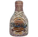 Party Cheers Bottle Gems Evening Bridal Crystal Clutch Purse