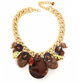 Party Statement Beads &Chain Necklace Jewelry