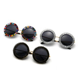 Party Travel Round Diamond Sunglasses collection