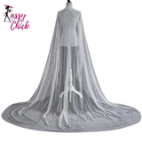 Pearl Ivory White 1.5m Wide Veil Wedding Accessories Sassy Chick Logo