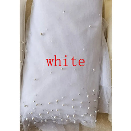 White Pearl Ivory White 1.5m Wide Veil Wedding Accessories