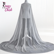Pearl Ivory White 1.5m Wide Veil Wedding Accessories Sassy Chick Logo