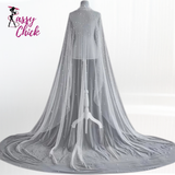 Pearl Ivory White 1.5m Wide Veil Wedding Accessories Sassy Chick Logo
