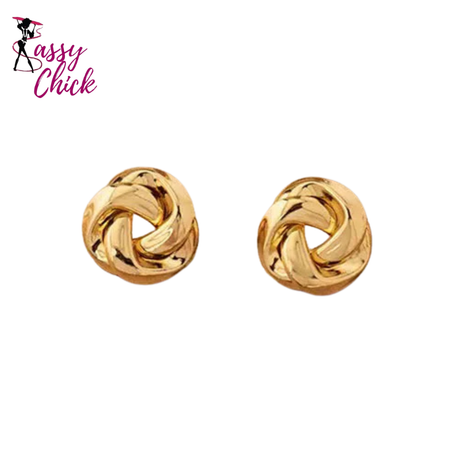Pearl Metal Irregular Earring Sassy Chick Logo