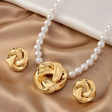 necklace and earring