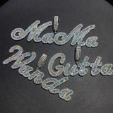 Personalized Bling Zircon Name Letter Pendant