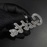 Personalized Bling Zircon Name Letter Pendant