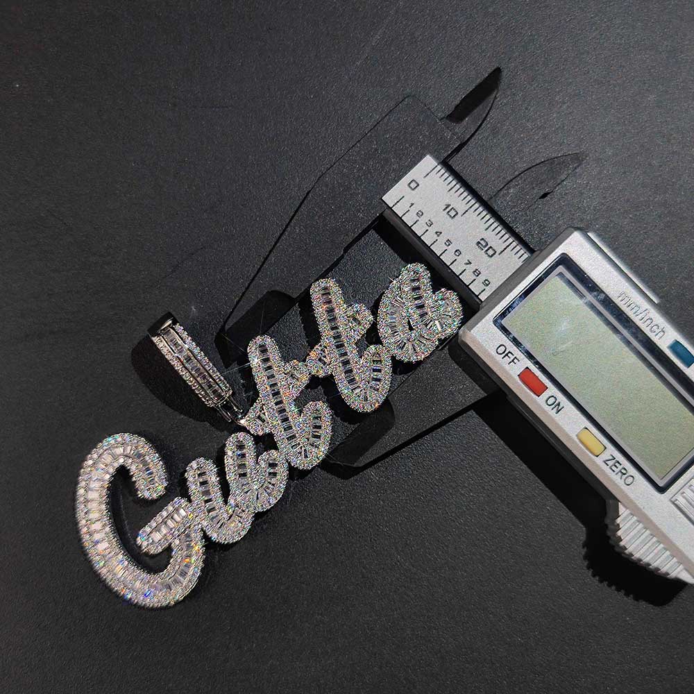 Personalized Bling Zircon Name Letter Pendant