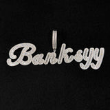 Personalized Bling Zircon Name Letter Pendant