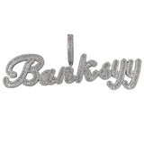 Personalized Bling Zircon Name Letter Pendant