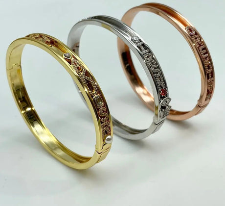 Personalized Charms Slide Bangle